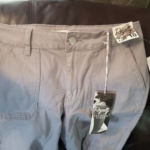 Grey Royalty ankle pants
